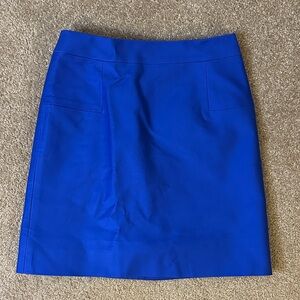 Vibrant Blue JCrew Mini Skirt for Women